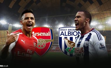 Arsenal – West Brom, formacionet zyrtare