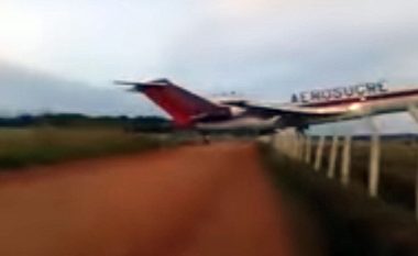 Aeroplani huq pistën, pesë të vdekur si pasojë e aksidentit (Video)
