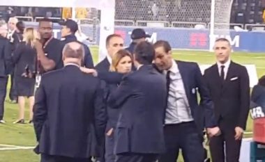 ‘Shpërthen’ Allegri pas humbjes, shikoni debatin me drejtuesit e Juventusit (Video)