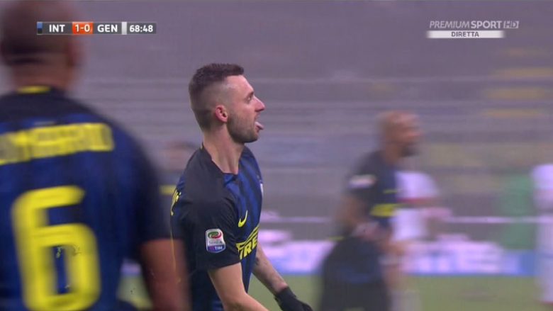 Inter dyfishon epërsinë, shënon përsëri Brozovic (Video)