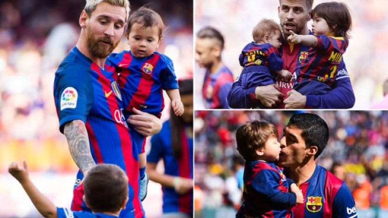 Barcelona shpreson te e ardhmja me fëmijët e Messit, Suarezit e Piques