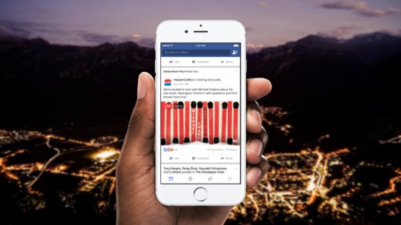 Facebook lanson edhe Live Audio