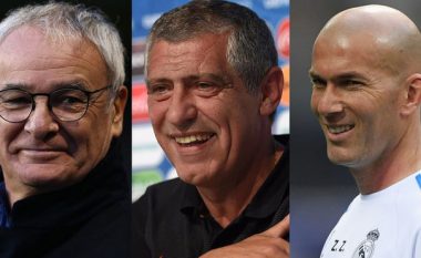 Zidane, Ranieri dhe Santos në listën e ngushtë për çmimin “Trajneri i Vitit”