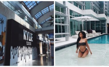 Kylie Jenner hap dyqanin e saj në Los Angeles (Video)