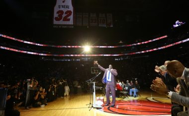 Miami Heat e pensionon fanellën e Shaquille O’Neal (Foto)