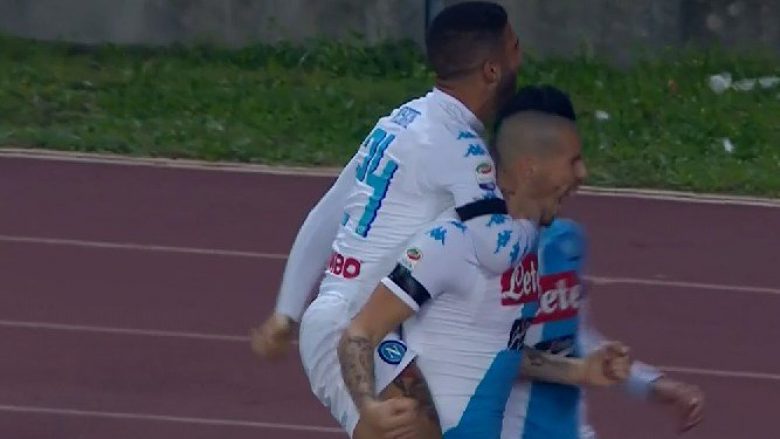 Napoli për pesë minuta i shënon Interit dy herë (Video)