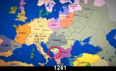 Një mijë vitet e historisë së Europës në më pak se 5 minuta (Video)