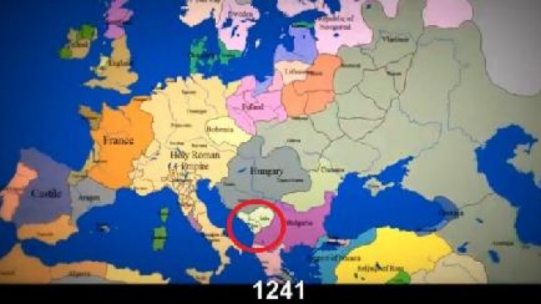 Një mijë vitet e historisë së Europës në më pak se 5 minuta (Video)