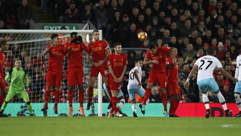Payet i shënon gol spektakolar Liverpoolit (Video)