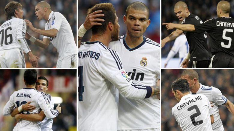 Pepe një legjendë e Real Madridit, këta janë lojtarët që kanë luajtur me të në qendër ndër vite (Foto)