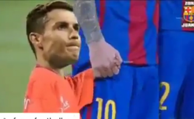 Blero tallet me Ronaldon: “Është sugari i Messit” (Video)