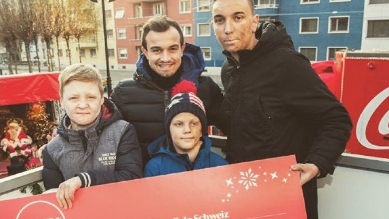 Xherdan Shaqiri ndihmon një spital për fëmijë në Zvicër (Foto)