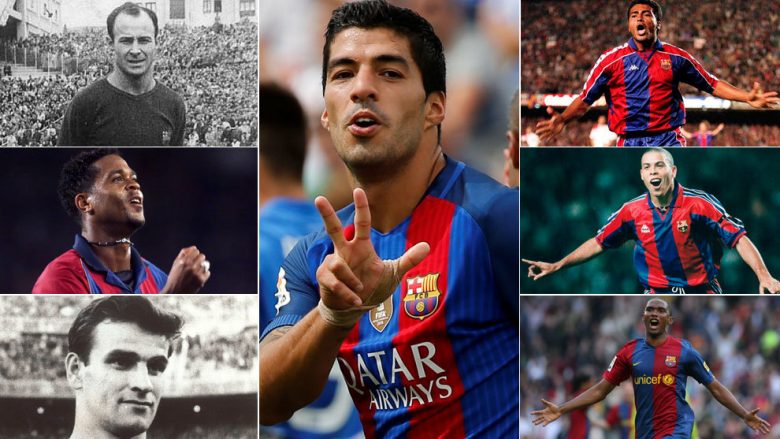 A është Luis Suarez nr. 9 më i mirë në histori të Barcelonës?