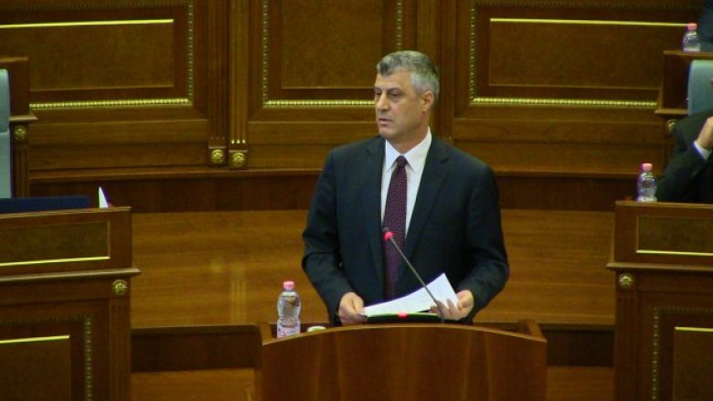 Të premten, presidenti Thaçi i drejtohet Kuvendit