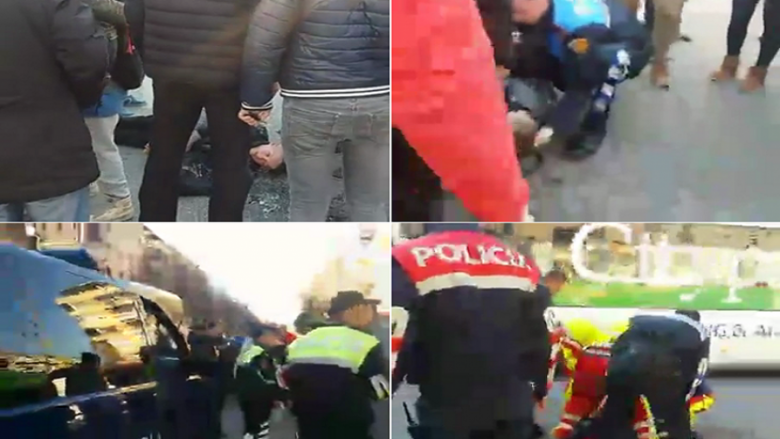 Aksident në Tiranë, makina përplas një fëmijë (Video)