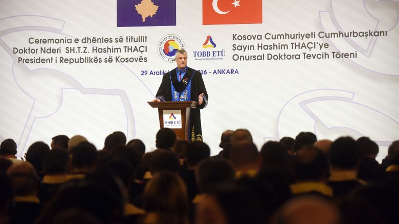 Presidenti Thaçi fton investitorët nga Turqia që t’i rrisin investimet në Kosovë