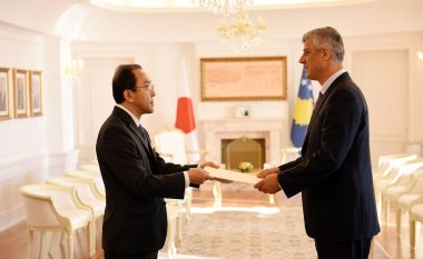 Thaçi pranoi letrat kredenciale nga ambasadori japonez