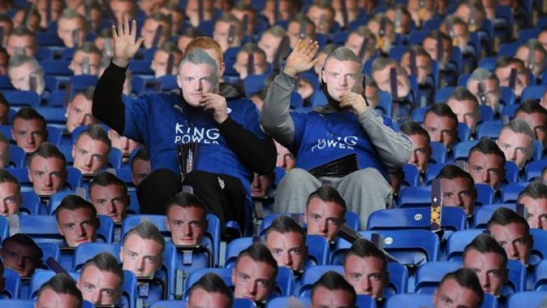Në stadiumin e Leicesterit “mbijnë” 30 mijë Jamie Vardy (Video)