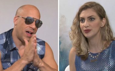 Vin Diesel dashurohet gjatë intervistës në gazetaren (Video)