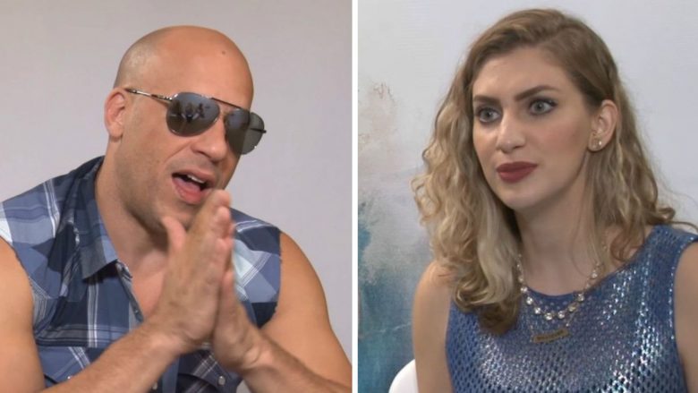 Vin Diesel dashurohet gjatë intervistës në gazetaren (Video)