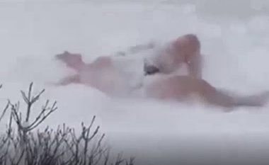 Iu anulohet gara, por notarët “zhyten” në borë (Video)