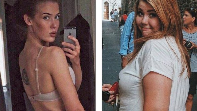 Studentja daneze që dikur kishte 126 kilogramë, është bërë modele pasi humbi 70 kilogramë (Foto)