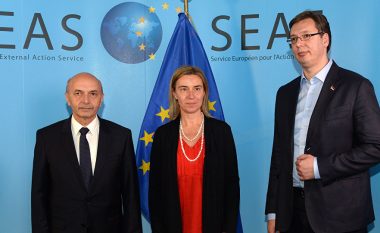 Mustafa e Vuçiq në Bruksel me ftesë të Mogherinit