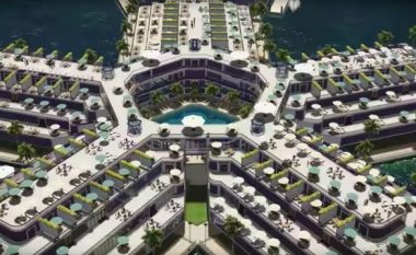 Njihuni me ‘qytetin lundrues’ që do të ndërtohet në Oqeanin Paqësor (Foto/Video)