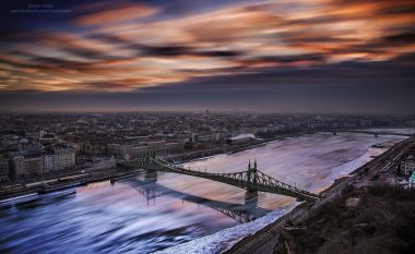 Fotografi të rralla të Danubit të ngrirë (FOTO)