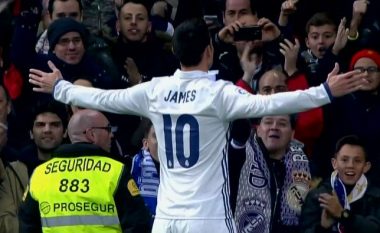 Reali në epërsi me golin e bukur të James (Video)