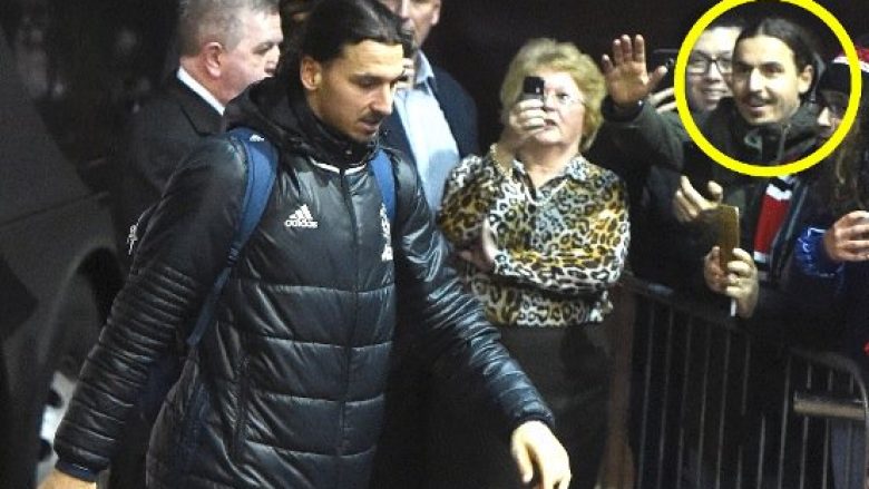 Kopja e Ibras lajm në mediat angleze, shqiptari e priti suedezin jashtë hotelit para derbit ndaj Liverpoolit (Foto)