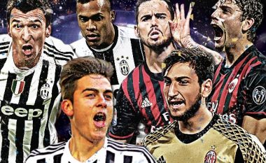 Formacionet zyrtare, Juventus – Milan