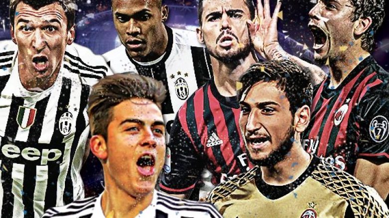 Formacionet zyrtare, Juventus – Milan