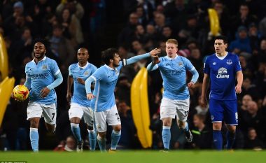 Formacionet zyrtare, Everton – Manchester City