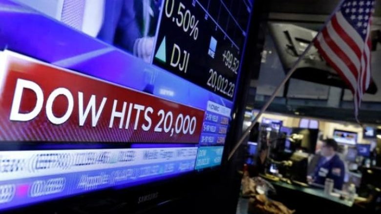 Dow Jones thyen rekord, kalon shifrën 20 mijë