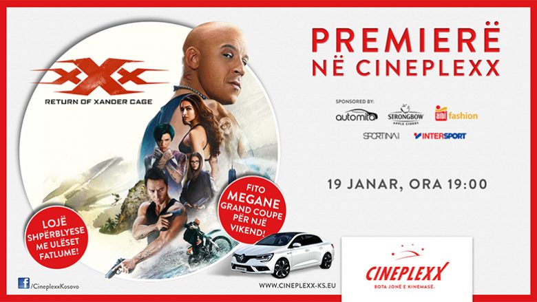 Cineplexx sjellë premierën e xXx me shumë shpërblime! (Video)