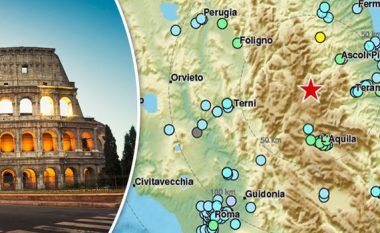 Lëkundjet ndihen në Romë pasi një tjetër tërmet godet Italinë (Foto/Video)
