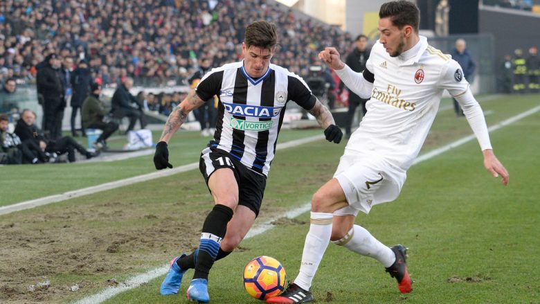 Udinese 2-1 Milan, notat e lojtarëve (Foto)