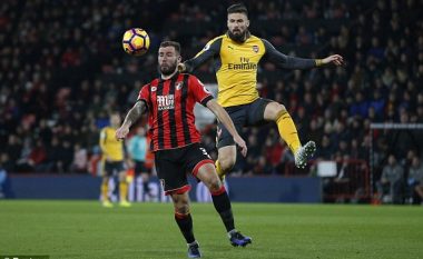 Arsenali pëson dy gola në fillim të ndeshjes, Xhaka shkakton penallti (Video)
