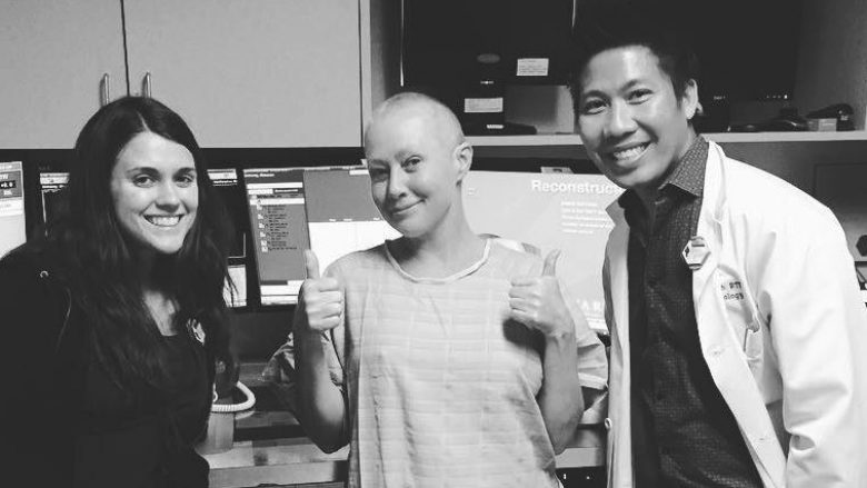 Aktorja që vuan nga kanceri i falënderon mjekët që kujdesen për të (Foto)