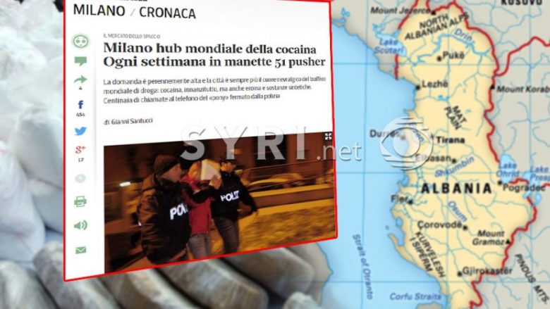 “Corriere Della Sera”: Shqiptarët, mbretërit e drogës në Milano