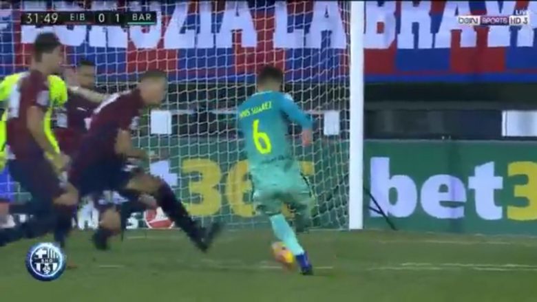 Barcelona kalon në epërsi me golin e bukur të Denis Suarezit (Video)
