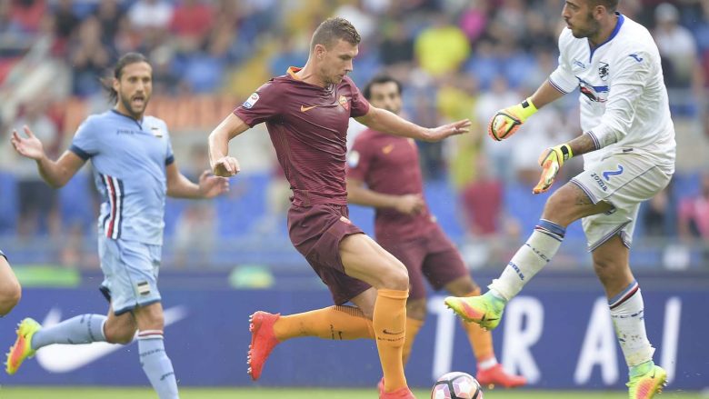 Roma – Sampdoria, formacionet zyrtare