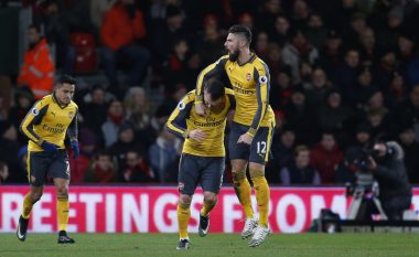Arsenali merr një barazim të çmendur ndaj  Bournemouth (Video)