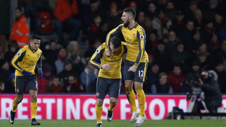 Arsenali merr një barazim të çmendur ndaj  Bournemouth (Video)