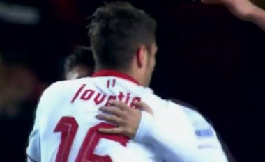 Jovetic debuton te Sevilla me një supergol ndaj Realit (Video)