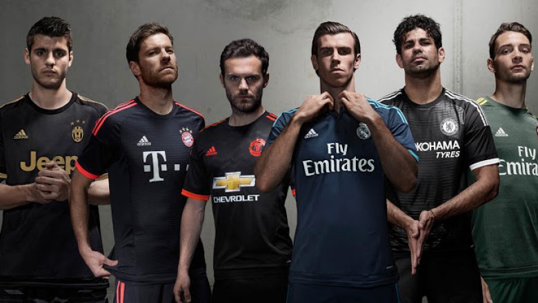 Kompanisë së Adidasit i rrjedhin nga dora fanellat e reja të Realit, Juventusit, Bayernit dhe Mancheseter Unitedit (Foto)