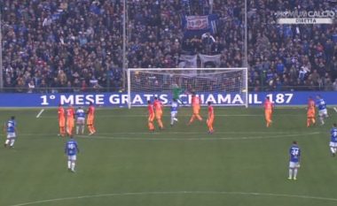 Çmendet Sampdoria, shënon dy gola për dy minuta ndaj Romës (Video)