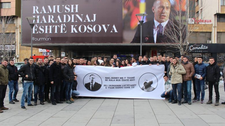 Rinia e AAK-së protestë për lirimin e Haradinajt