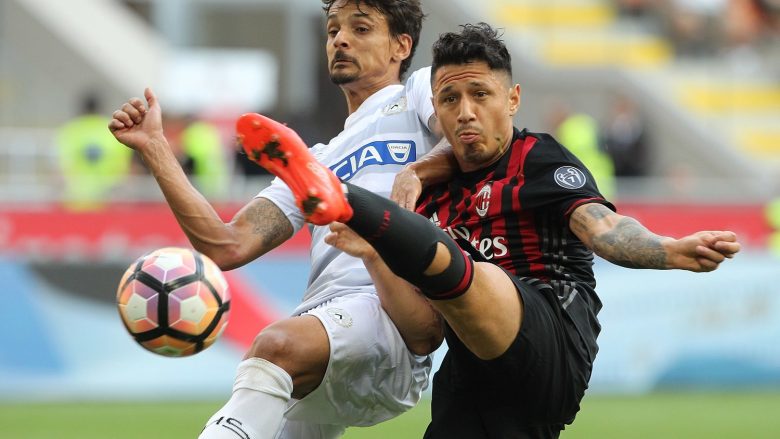 Formacionet zyrtare, Udinese – Milan